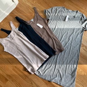 James Peres Lot - tanks, dress Size 2 (Small/Medium)